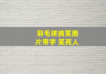 羽毛球搞笑图片带字 笑死人